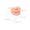 SOIMISS 1 Pair Simulated Ear Model: Piercing Practice Silicone Ear Model - Realistic Left & Right Body Part With Holder For Demo Art Teaching view 2