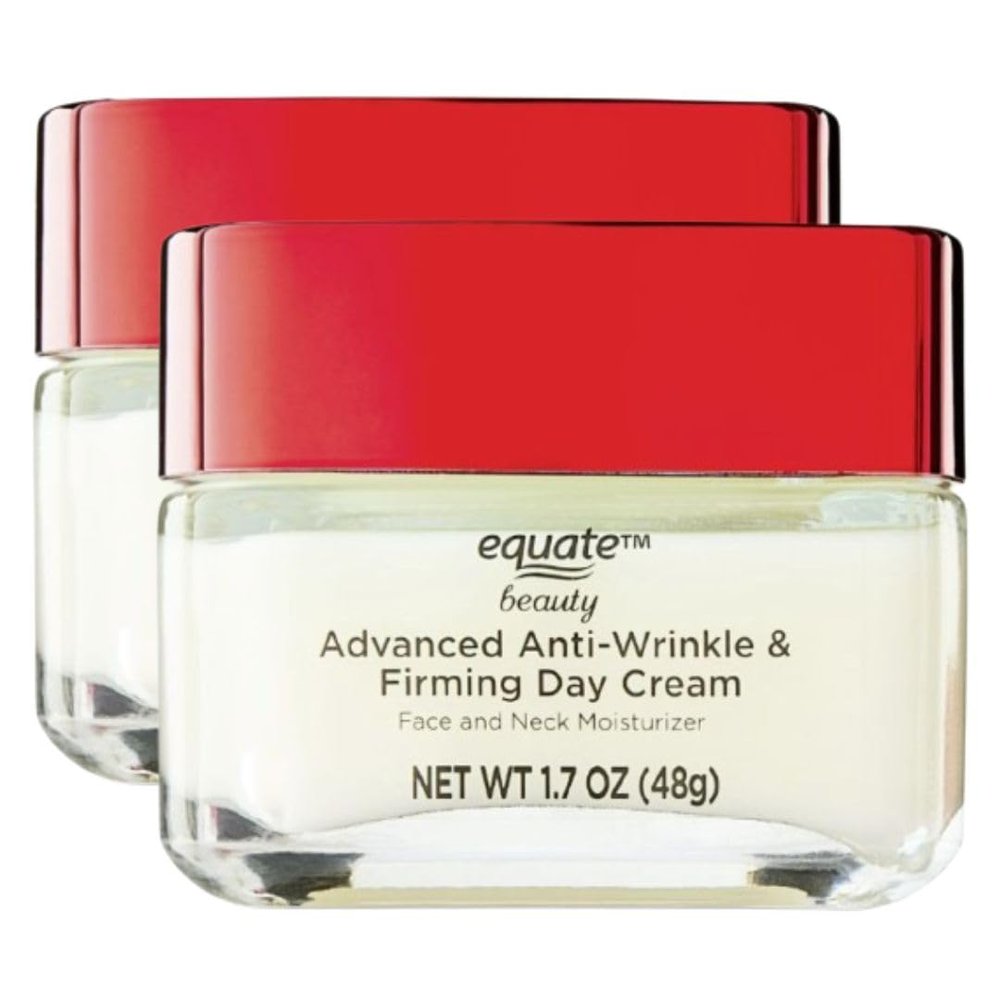 Advanced Anti-Wrinkle Day Cream and Firming Face and Neck Moisturizer, Pro Retinol 1.7 oz (2 Pack)