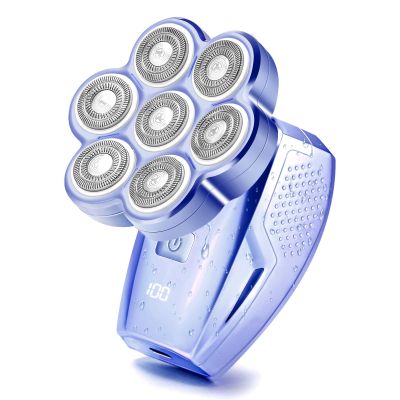 Electric Razors for Women Legs: 120min Long Time Use Rechargeable Body Shaver - Waterproof Wet Dry Hair Remover - Trimmer for Lady Face Public (Deep Blue, M)
