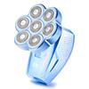Electric Razors for Women Legs: 120min Long Time Use Rechargeable Body Shaver - Waterproof Wet Dry Hair Remover - Trimmer for Lady Face Public (Blue, M) view 1
