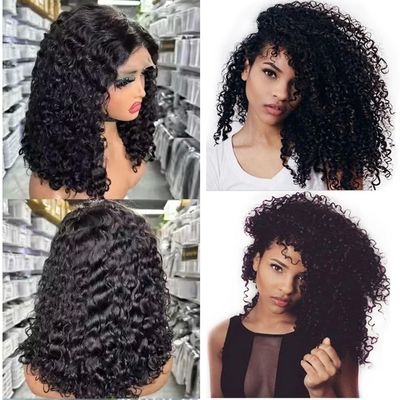 Kiss darling LASHES Fake Scalp 5x5 HD Lace Closure Wig Burmese Curly Human Hair 12inch, Invisible Swiss Lace Front5 by 5 Wig