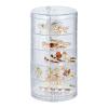 xiyouya Makeup Organizer Five Layer Transparent Cosmetic Rotating Jewelry Display Stand Earrings Bracelet Necklace Earrings Storage Box Cosmetic Display Case view 1