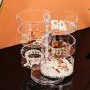 xiyouya Makeup Organizer Five Layer Transparent Cosmetic Rotating Jewelry Display Stand Earrings Bracelet Necklace Earrings Storage Box Cosmetic Display Case view 3