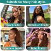 Human Braiding Hair for Boho Braids 18 Inch 120g 350 Copper Deep Wave Boho Human Hair Curly Braiding 100% 12A Virgin Curls Bulk No Weft Bohemian Bundles Extensions for Knotless Braids view 4
