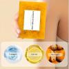 Natural Turmeric & Kojic Brightening Soap Set, 3 Pack Handmade Bar Soap with Mesh Storage Bag, Facial and Body Cleansing view 2