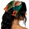 otnrnondcl 4 Pcs Hair Scarf Headband Non Slip Elastic Splash Cute Seahorse Sea Shells Triangle Head Scarf Bandana view 2