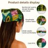 otnrnondcl 4 Pcs Hair Scarf Headband Non Slip Elastic Splash Cute Seahorse Sea Shells Triangle Head Scarf Bandana view 3