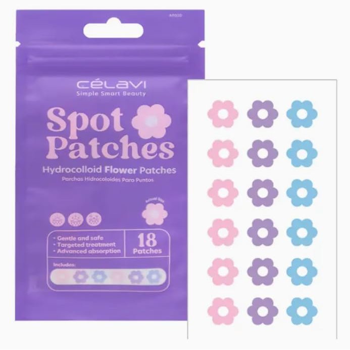 Hydrocolloid Acne Spot Patches (flowers)