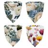 otnrnondcl 4 Pcs Wedding seasonal flower (2) Hair Bandanas Scarf Lightweight Fashion Head Scarves for Sleeping Handbags Scarf