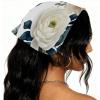 otnrnondcl 4 Pcs Wedding seasonal flower (2) Hair Bandanas Scarf Lightweight Fashion Head Scarves for Sleeping Handbags Scarf view 2