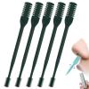 Hytihtu 2-in-1 Nasal Hair Cutter, 2026 Upgrade Double Sided Nose Knife, 360 Rotating Manual Nose Hair Trimmer for Men and Women, Nostril Hair Remover Tool (Dark Green, 10pcs) view 1
