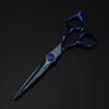 Hair Cutting Scissors, 6 Inch Professional Blue Damascus Gem Screw Haircut Thinning Barber Tools Steel Shears Hairdressing Set view 2