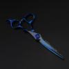 Hair Cutting Scissors, 6 Inch Professional Blue Damascus Gem Screw Haircut Thinning Barber Tools Steel Shears Hairdressing Set view 3
