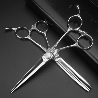 6-Inch Japanese Stainless Steel Hairdressing and Thinning Scissors - Essential Hair Salon Equipment