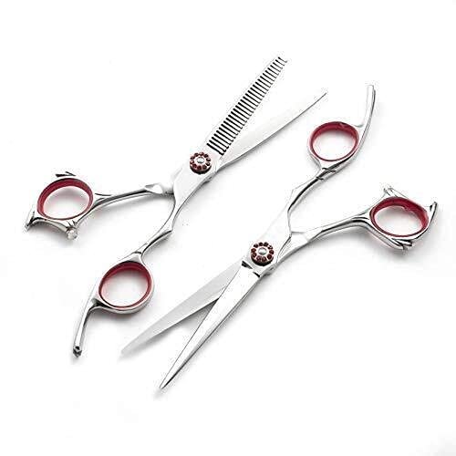 6.0-inch Professional Hair Cutting Scissors Set for Salon - Thinning Shears, Barber Scissors