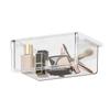 BALUCA Small Clear Stackable Storage Drawers 33 Angled Acrylic Makeup Organizer for Vanity, Undersink & Kitchen Cabinets | Multi-Purpose Plastic Storage Bins & Drawer Organizer Bins (Small) view 1