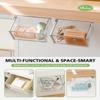 BALUCA Small Clear Stackable Storage Drawers 33 Angled Acrylic Makeup Organizer for Vanity, Undersink & Kitchen Cabinets | Multi-Purpose Plastic Storage Bins & Drawer Organizer Bins (Small) view 4