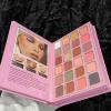 Professional Makeup Palette, 78-Color All-in-One Collection with 48 Eyeshadows, 6 Highlighters, 6 Blushes, 12 Lipsticks, Pink Book Style Case, Matte and Pearlescent Finishes view 4