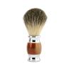 Shaving Brush, Handmade Ergonomics Lightweight Head Styling Accessories Foam Soap Beard Brush Badger Hair Shaving Brush view 1