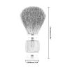 Shaving Brush, Handmade Ergonomics Lightweight Head Styling Accessories Foam Soap Beard Brush Badger Hair Shaving Brush view 2