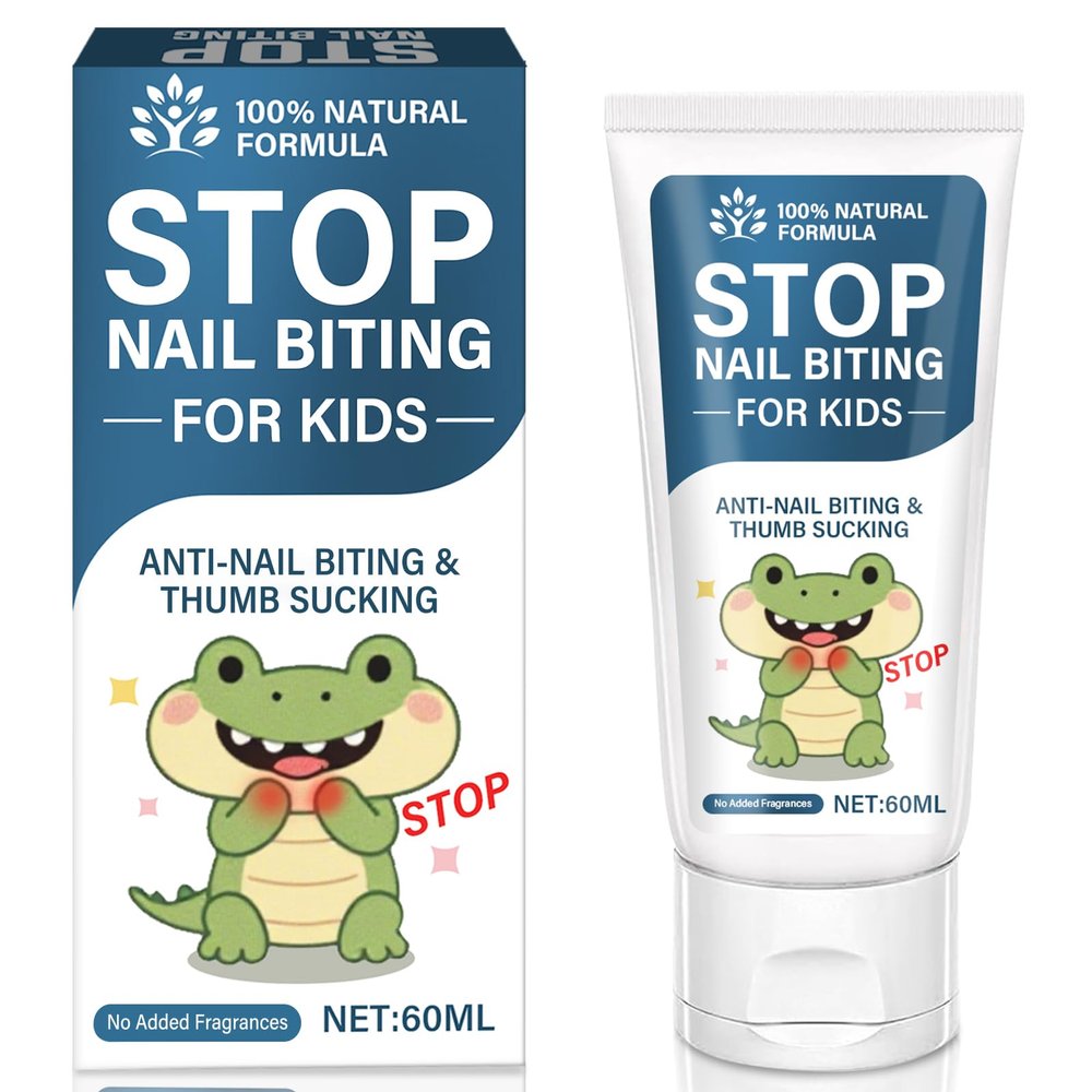 Nail Biting Prevention-Nail Biting Treatment for Kids-Anti-Nail Biting Thumb Cream for Kids-100% Natural Bitter Formula-No Additives-Protects Nails Healthy Nail Growth-Safe for Children, 2.11Fl.Oz