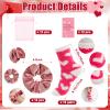 ARQRHTLY Galentine's Day Gifts for Women, 12 Set Fuzzy Sock Scrunchie Gifts view 2