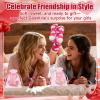ARQRHTLY Galentine's Day Gifts for Women, 12 Set Fuzzy Sock Scrunchie Gifts view 4