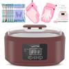Paraffin Wax Machine for Hand and Feet -Paraffin Wax Warmer Moisturizing Kit Auto-time and Keep Warm Paraffin Hand Wax Machine for Arthritis (Wine Red) view 1
