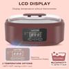 Paraffin Wax Machine for Hand and Feet -Paraffin Wax Warmer Moisturizing Kit Auto-time and Keep Warm Paraffin Hand Wax Machine for Arthritis (Wine Red) view 2