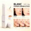 2 in 1 Foundation Stick With Brush, Color Changing foundation stick, Hydrating Concealer Base Makeup, Dual-Ended with Built-in Brush, Moisturized and Glossy (1 Fair Color Matching Foundation Stick) view 4