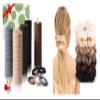 100 PCS Brown Hair Ties & 6 Pack Large Satin Pillow Hair Scrunchies view 1