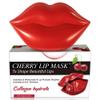Cherry Lip Mask  Hydrating, Moisturizing, Lip Plumper  Reduces Lip Lines and Brightens Lip Color  Collagen Infused  60g / 20 Pairs view 1