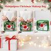 2026 New Christmas Preppy Patch Makeup Bags, 12 Pack Mini Clear Zipper Makeup Bag, Small Square Nylon Holiday Travel Skincare Cosmetic for Women Gift (2Pcs, I) view 4