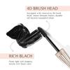 4D Long Volume Mascara  Thicker, Longer & Curling Lashes, Instant Volume & Length, Waterproof Formula, Black view 4