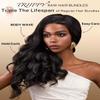 TRIIPPY Raw Hair Bundles 16 16 16 Inch with 2x6 HD Lace Closure(18 Inch) view 2