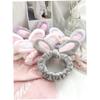 Jualyue Makeup Hairband Face Washing Hairband Washable Rabbit Ears Headwear view 3
