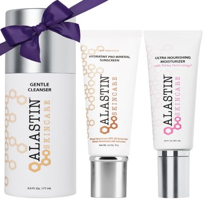 ALASTIN Skincare Essential Beauty Bundle (3pcs): Gentle Cleanser, HydraTint, Ultra Nourishing Moisturizer