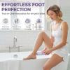 2-in-1 Foldable Foot File with Toe Gap Cleaner, 2026 New Foldable Foot File, Exfoliating Cleaning Brushs Set (Purple) view 2