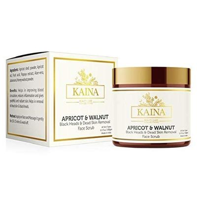 MAHANT Apricot & Walnut Gentle Face Scrub  Exfoliating Cream for Smoother-Looking Skin & Refreshing Cleanse  Natural-Inspired, Vegan-Friendly, Cruelty-Free  100 ml