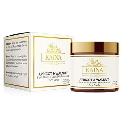 MAHANT Apricot & Walnut Gentle Face Scrub  Exfoliating Cream for Smoother-Looking Skin & Refreshing Cleanse  Natural-Inspired, Vegan-Friendly, Cruelty-Free  100 ml