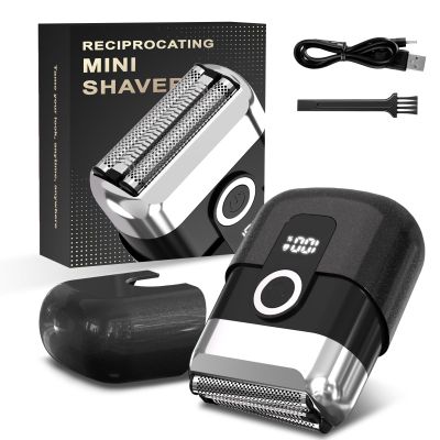 HENZILO Mini Electric Foil Shaver for Men, Cordless Razor for Travel & Home