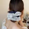 Large Lace Scrunchies for Women,Elastic Ponytail Holder,Hair Ties with Layered for Curly/Thick/Thin,Hair Accessory for Ponytails/Buns/Sleeping (Lace Trim) view 4