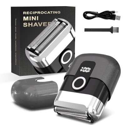 HENZILO Mini Electric Foil Shaver for Men, Cordless Razor for Travel & Home
