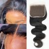 SWEETGIRL Body Wave 5x5 Real HD Lace Closure 24 Inches, Ultra-Thin HD Swiss Lace Melt Seamlessly into Different Skin Tone, Small Knots Pre Plucked Hairline, Real Raw Cambodian Human Hair view 2