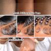 SWEETGIRL Body Wave 5x5 Real HD Lace Closure 24 Inches, Ultra-Thin HD Swiss Lace Melt Seamlessly into Different Skin Tone, Small Knots Pre Plucked Hairline, Real Raw Cambodian Human Hair view 3