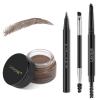 LAVONE Eyebrow Kit, Waterproof Brow Pencil,Pomade,Eyeliner - Light Brunette view 1