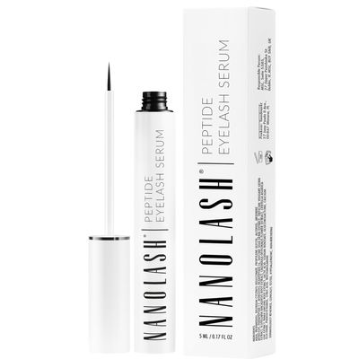 Nanolash Peptide Eyelash Serum 5ml - multipeptide conditioner for eyelash, lash growth serum, fuller, stronger, longer lashes lash serum, peptide lash enhancer