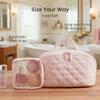 2026 New Travel Makeup Bag,Wide Open Lay-Flat Water-Resistant Cosmetic Case, Spacious 180 Open Cosmetic Organizer for Toiletries & Brushes Large Capacity with Compartments(Black) view 2