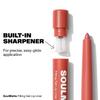 MORPHE Soulmatte Lip Duo - Lip Liner (0.007 oz) & Matte Lipstick (0.13 fl oz) with Vitamin E & Nourishing Oils for Bold, Long-Wear Color & Definition - My Boo view 4