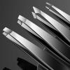 4pcs Set Professional Tweezers Set Perfect For Eyebrow Hair Removal Splinter Very Effortless and Relaxed to Remove (Silver 4 Pcs) view 3